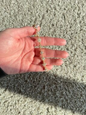 sparkly diamond shaped bracelet